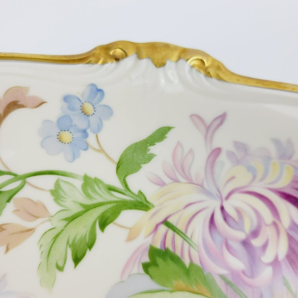 Rosenthal Daphne Pompadour Chrysantheme Serving Platter 13", Vintage c.1961-63 G - Picture 5 of 11